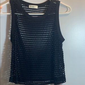 Mesh crop top